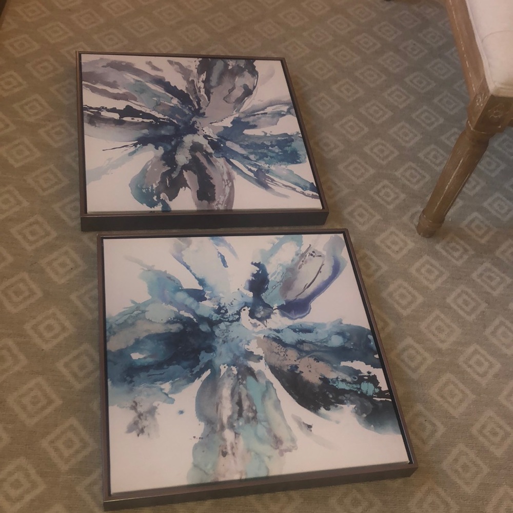 2 12x12 paintings